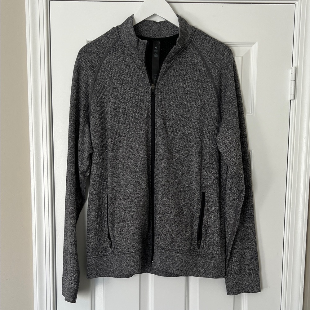 Lululemon Athletica Heather Gray Engineered Warmth Full Zip Jacket